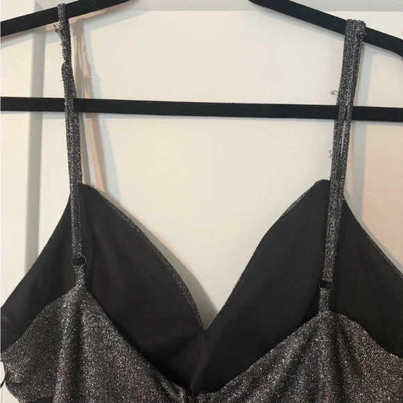 Trixxi Black and Silver Maxi Dress - Picture 5 of 7